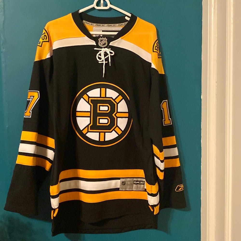 🖤💛Authentic Reebok Boston Bruins Jersey…#17…LUCIC…Gently Worn💛🖤